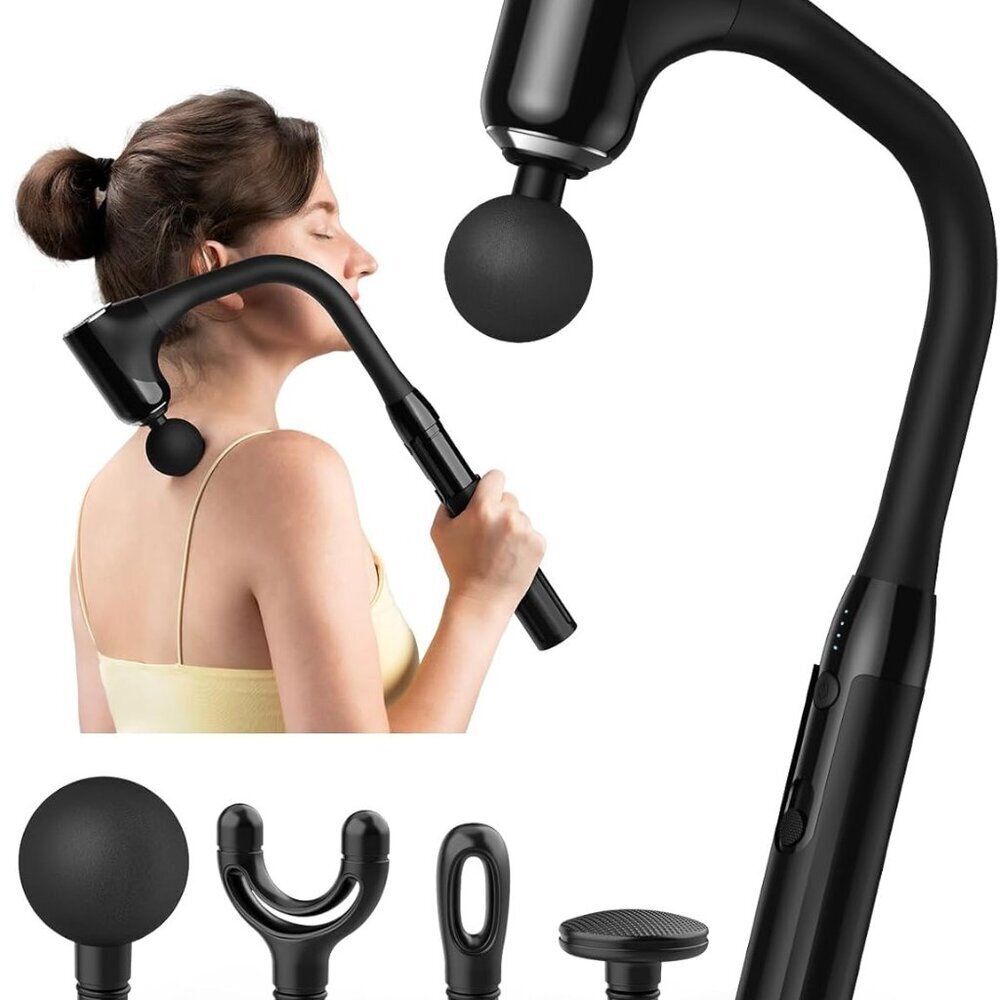 Massage Gun Deep Tissue - Back Massager for Pain Relief Deep Tissue with Extende